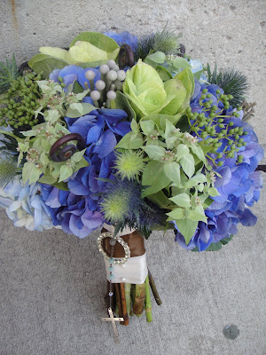 Wedding 1 was centered around blue hydrangea The bride 39s bouquet was Wedding 1 was centered around blue hydrangea The bride 39s bouquet was