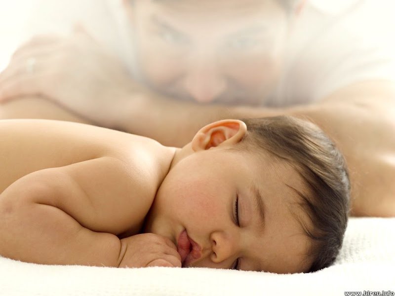 innocent baby boy sleeping