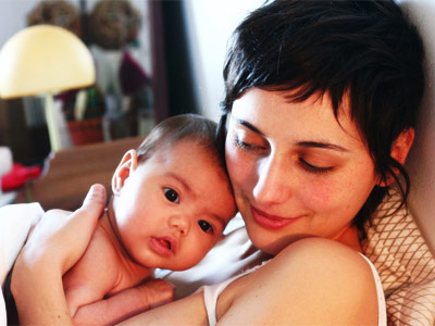 breastfeeding mother and baby