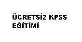 KPSS EĞİTİM SİTESİ