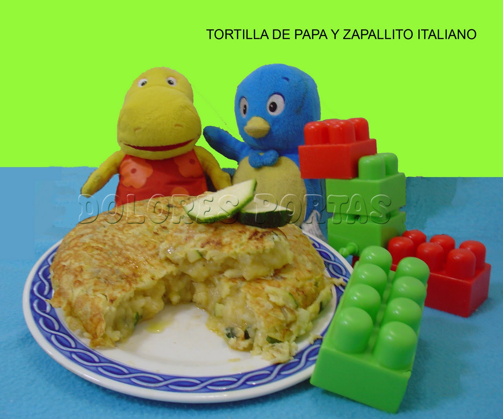 TORTILLA DE PAPA Y ZAPALLITO COCINA PARA BEBES