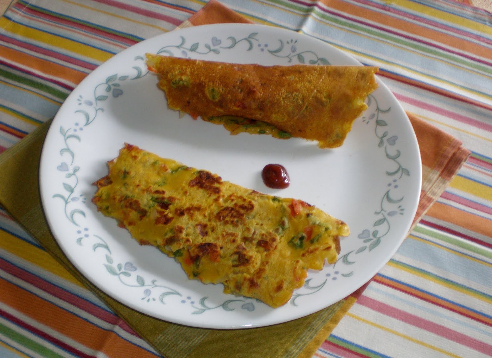 Niya's World Mixed Vegetable Omelette