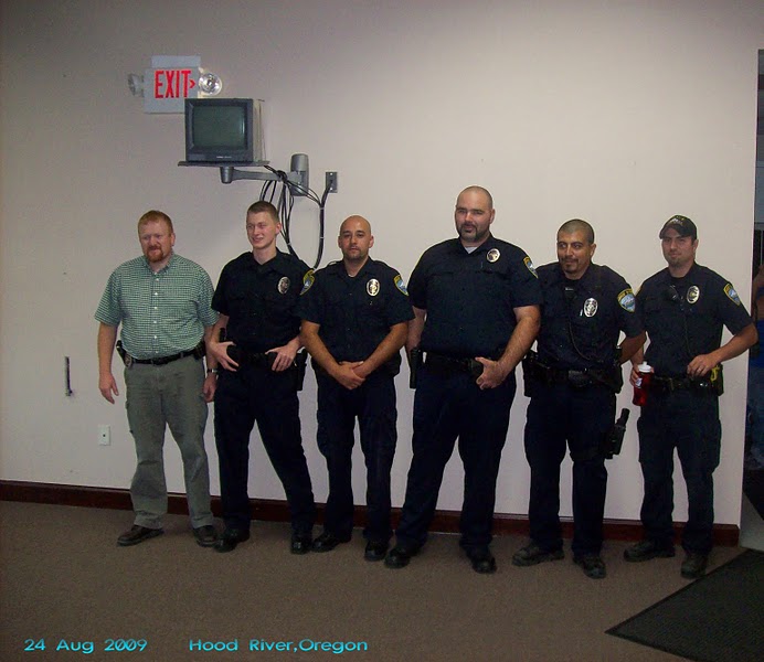 Members of the Hood River Police Dept