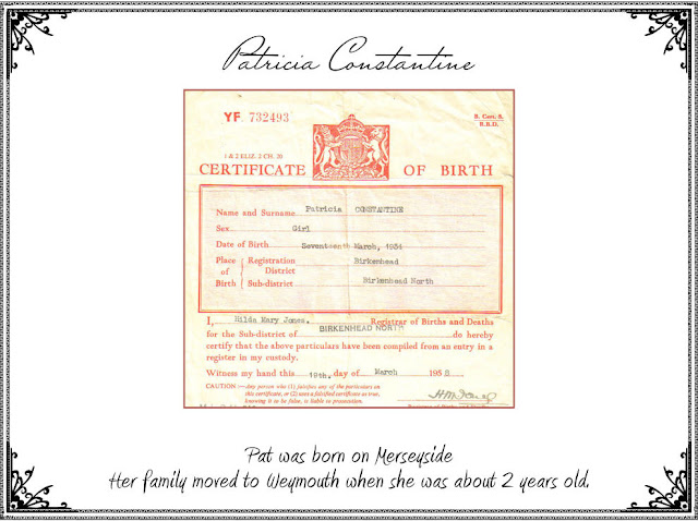 My mother's Birth Certificate