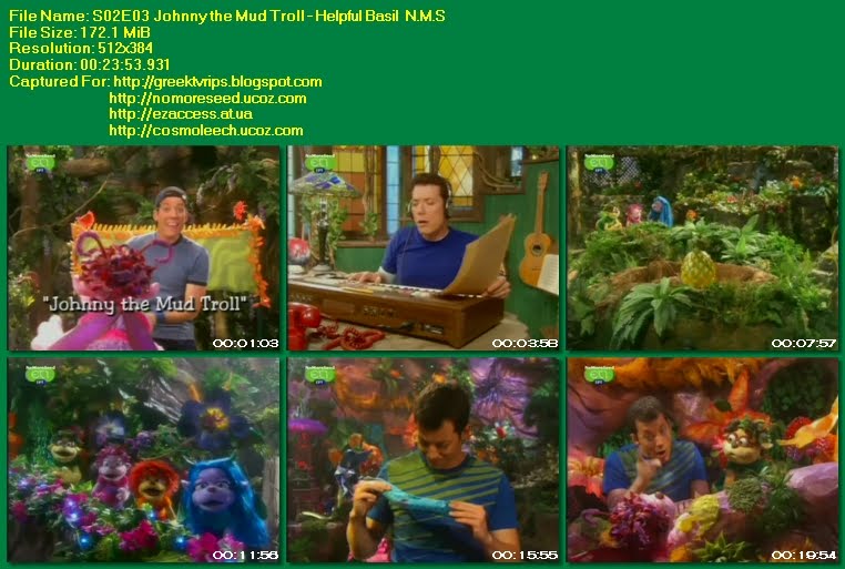 Ο ΤΖΟΝΙ ΚΑΙ ΤΑ ΞΩΤΙΚΑ - JOHNNY AND THE SPRITES - S02E03 - Johnny The Mud Troll - Helpful Basil N.M.S. (ΕΤ1)