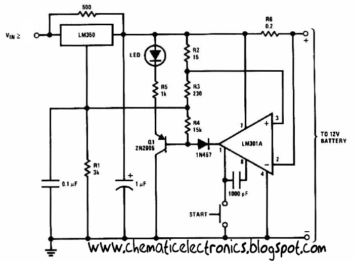 12 Volt Battery charger , and also can Accu Charger Electronic Circuit