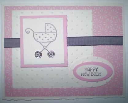 Happy New Baby Buggy Card