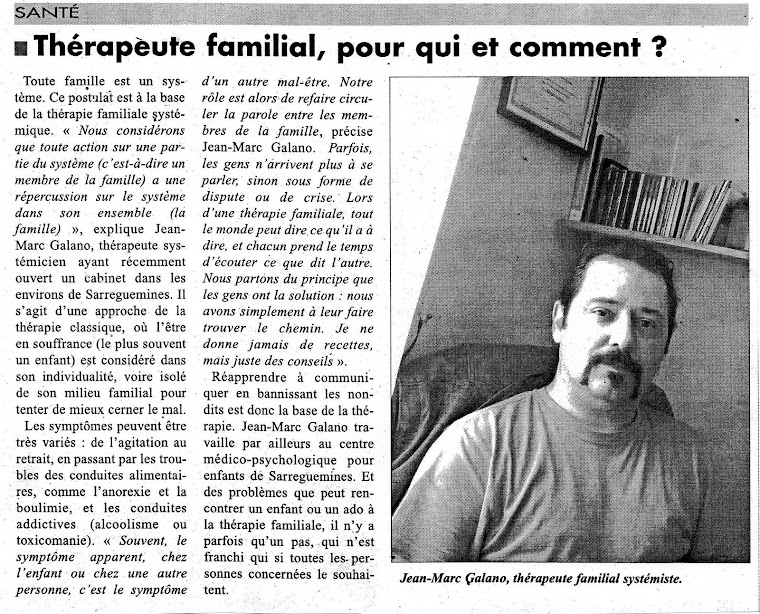 Article du journal "Sarre Hebdo"
