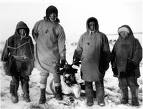 Group of Inuit hunters