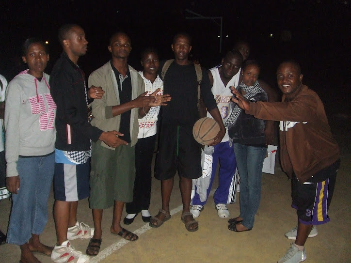 CHEERING AFTER THE GAME.