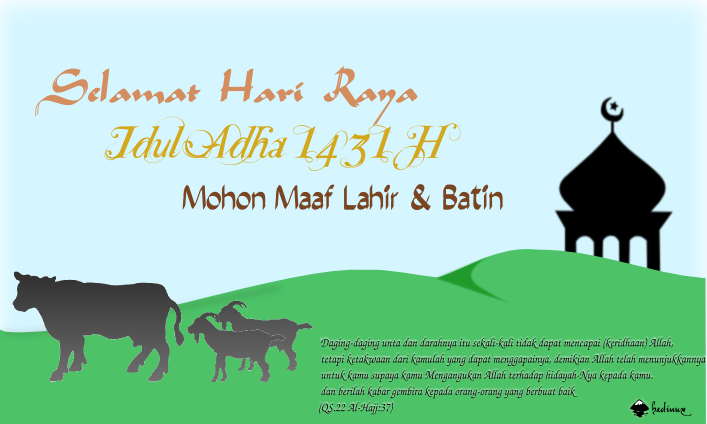 Hadinux Blog Selamat Hari Raya Idul Adha 1431 H