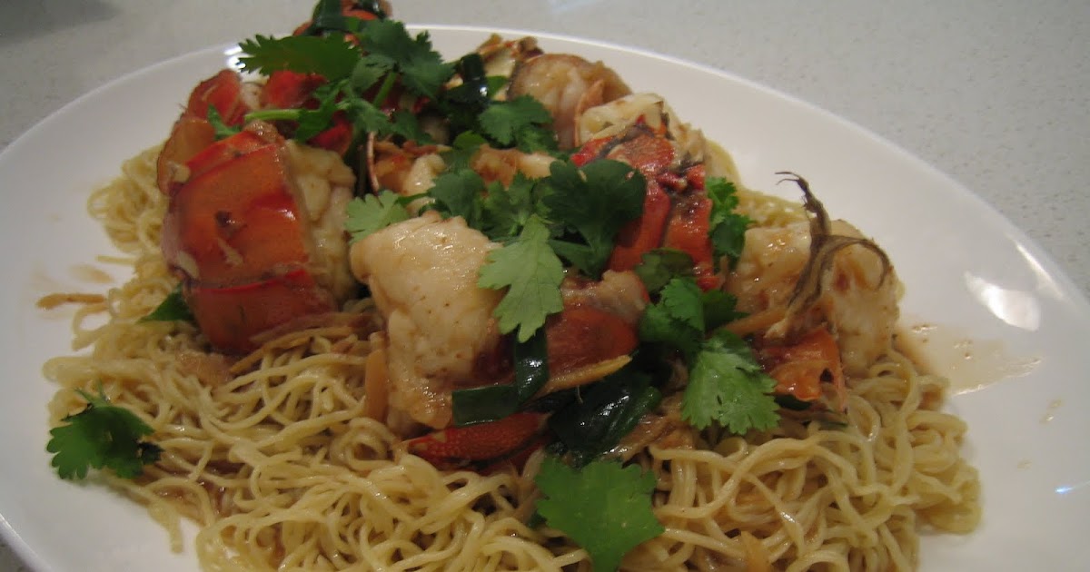 Journey of an Obsession Cantonese Style Lobster Noodles