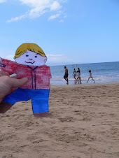 Flat Stanley travels with Tess