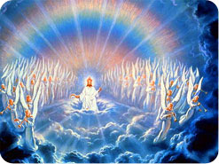 HIS RETURN IN MID HEAVEN FOR THOSE WHO TRULY BELONG TO HIM.