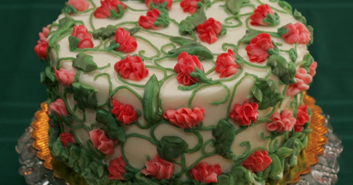 Cakes by Bri Carnations and Vines Cake