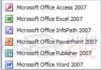 Opciones de Office 2007