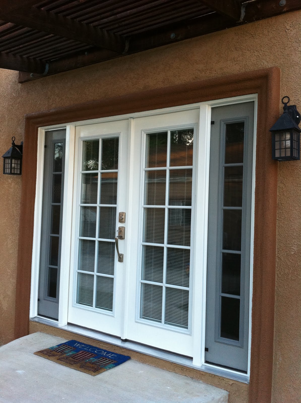 Thb Construction Back Door Replaced With Double French Door
