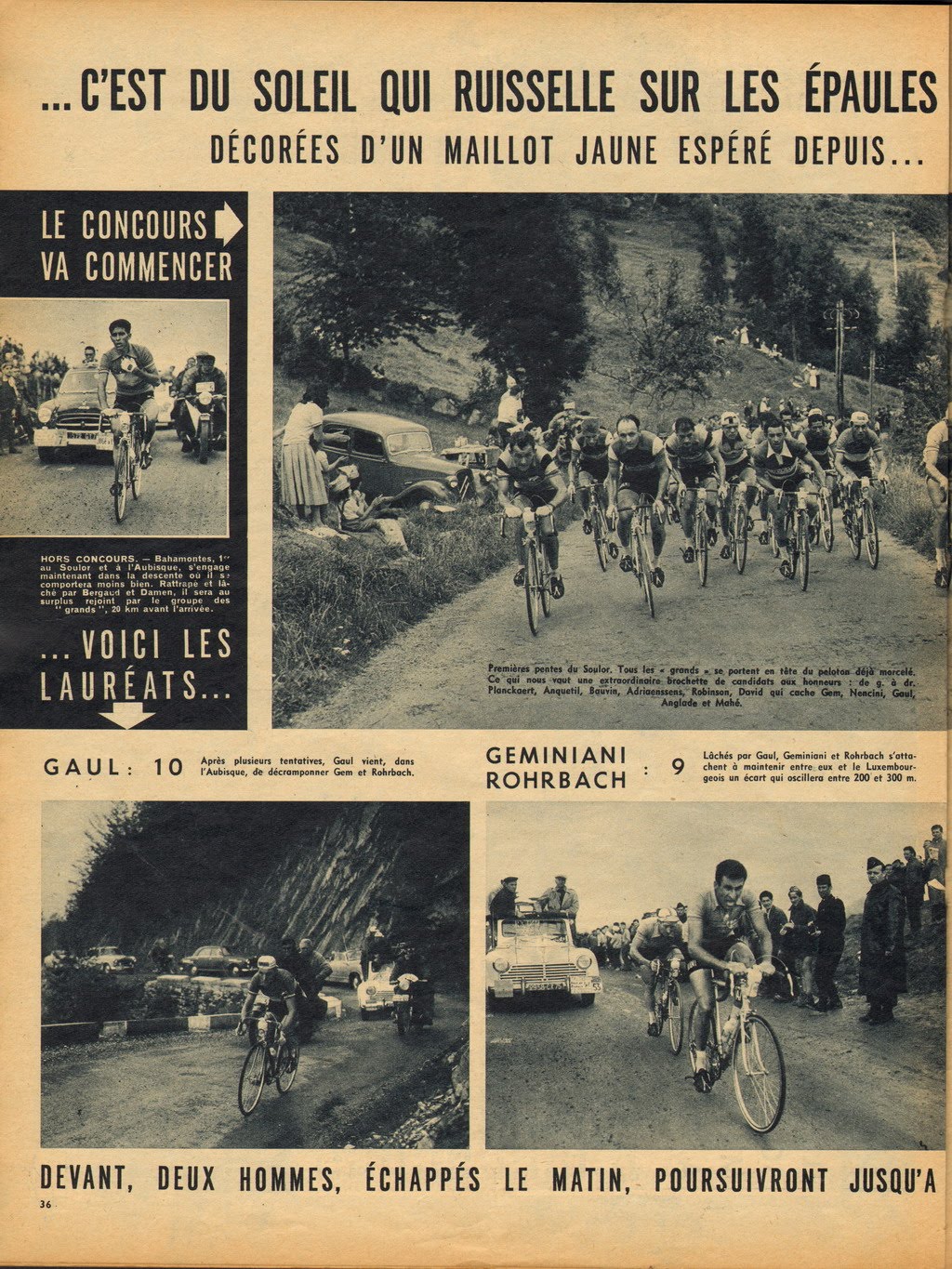 Cycling Passions 45th Tour de France 1958