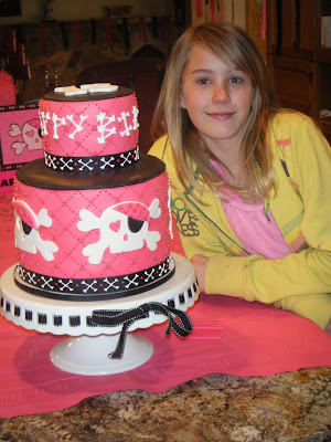 Cassidy's Pink Pirate Cake