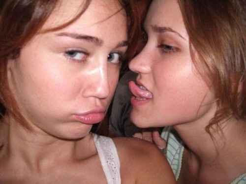 Miley Cyrus and Emily Osment Leaked Pictures