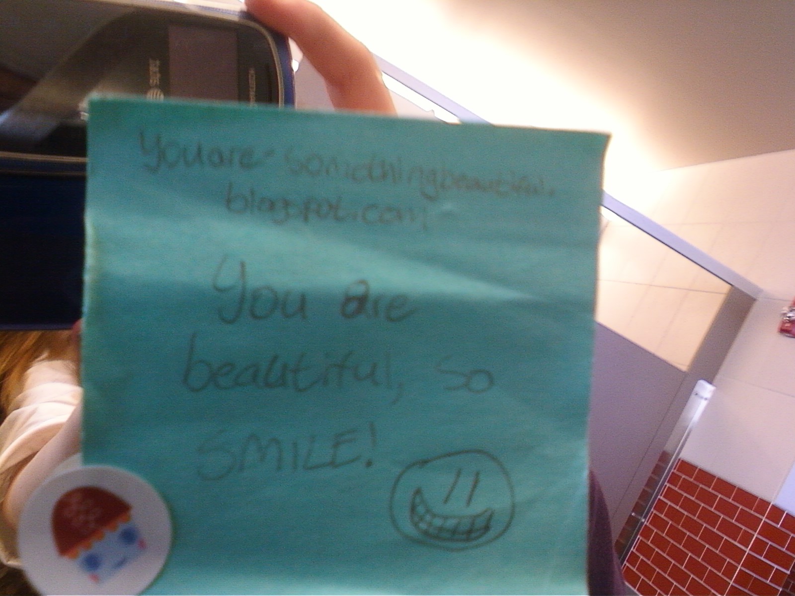 Something Beautiful Bathroom Mirror Notes!