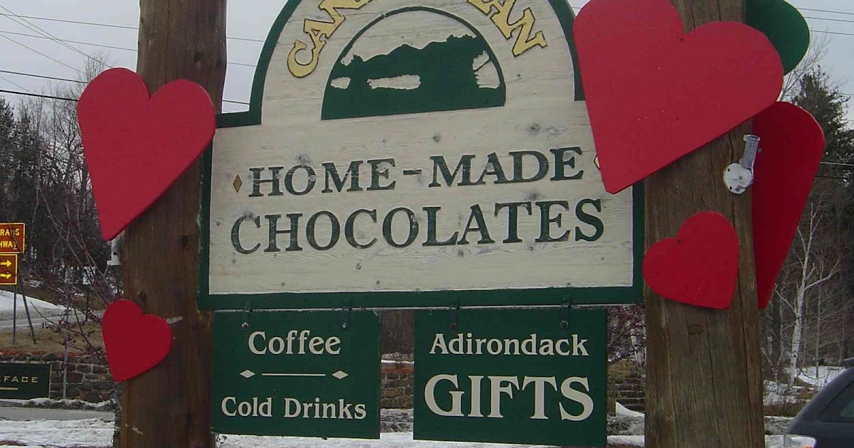 Along the Ausable Candy Man Chocolates