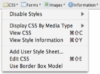 Learning to edit the CSS without entering the Edit HTML
