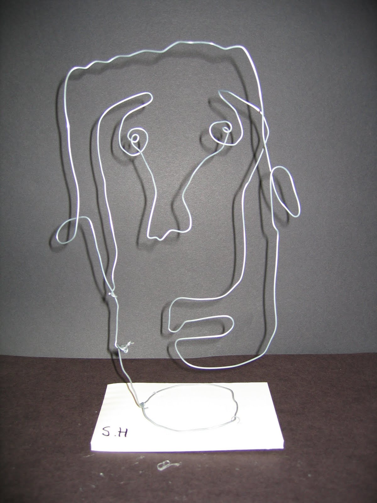 Mrs.McGinley -Lower School Art: Wire Sculpture