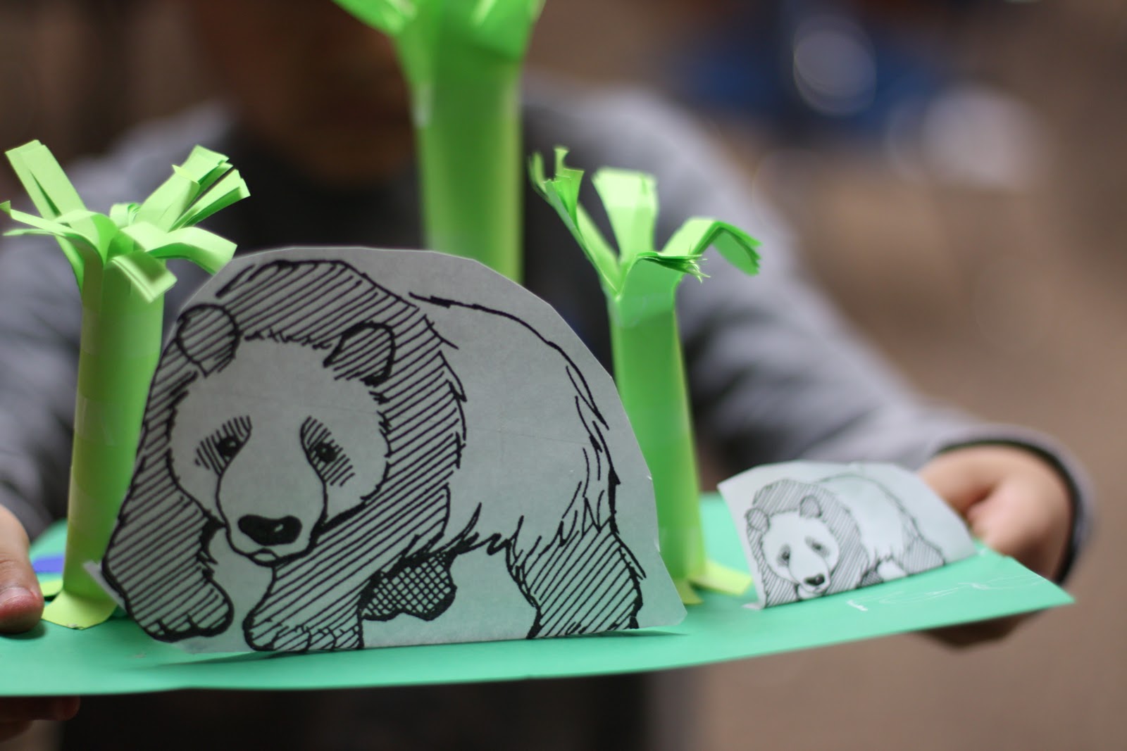 Make a Panda Bear Habitat Fairy Dust Teaching