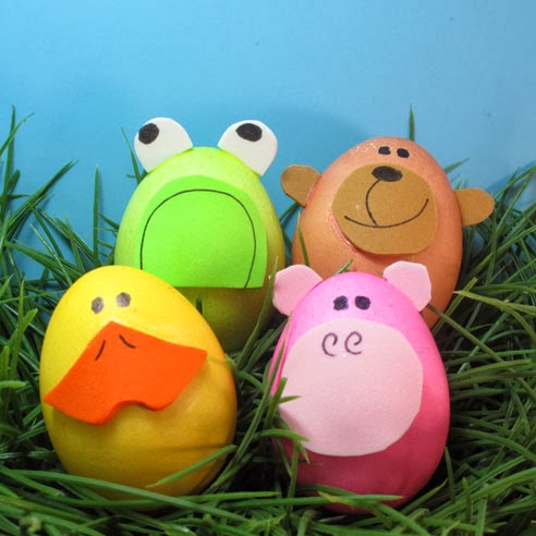 Easter Craft Ideas on Aprender  Projeto Animais