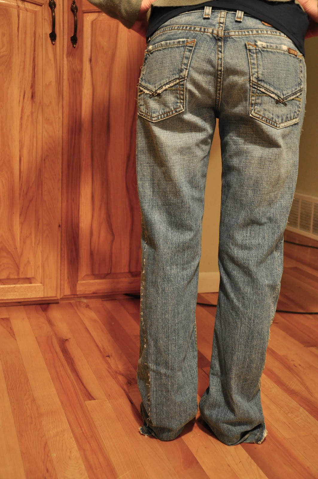 C&C How to make jeans smaller or just skinnies!