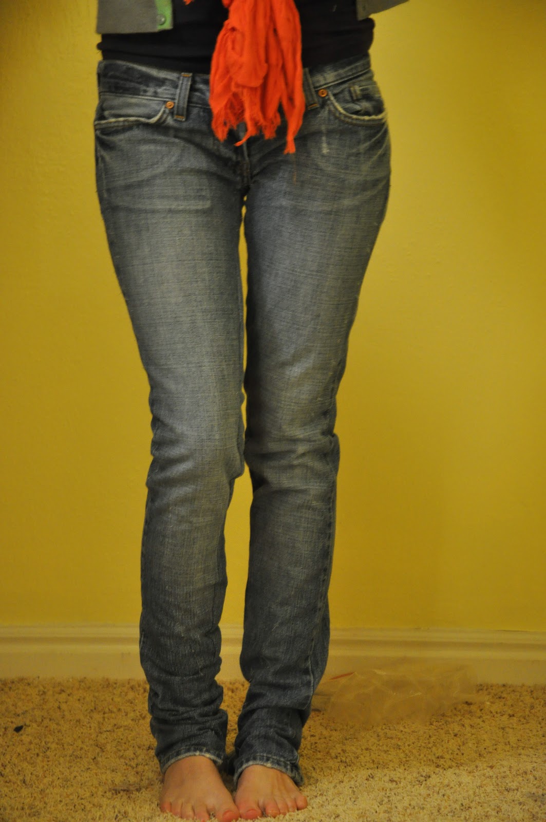 C&C How to make jeans smaller or just skinnies!