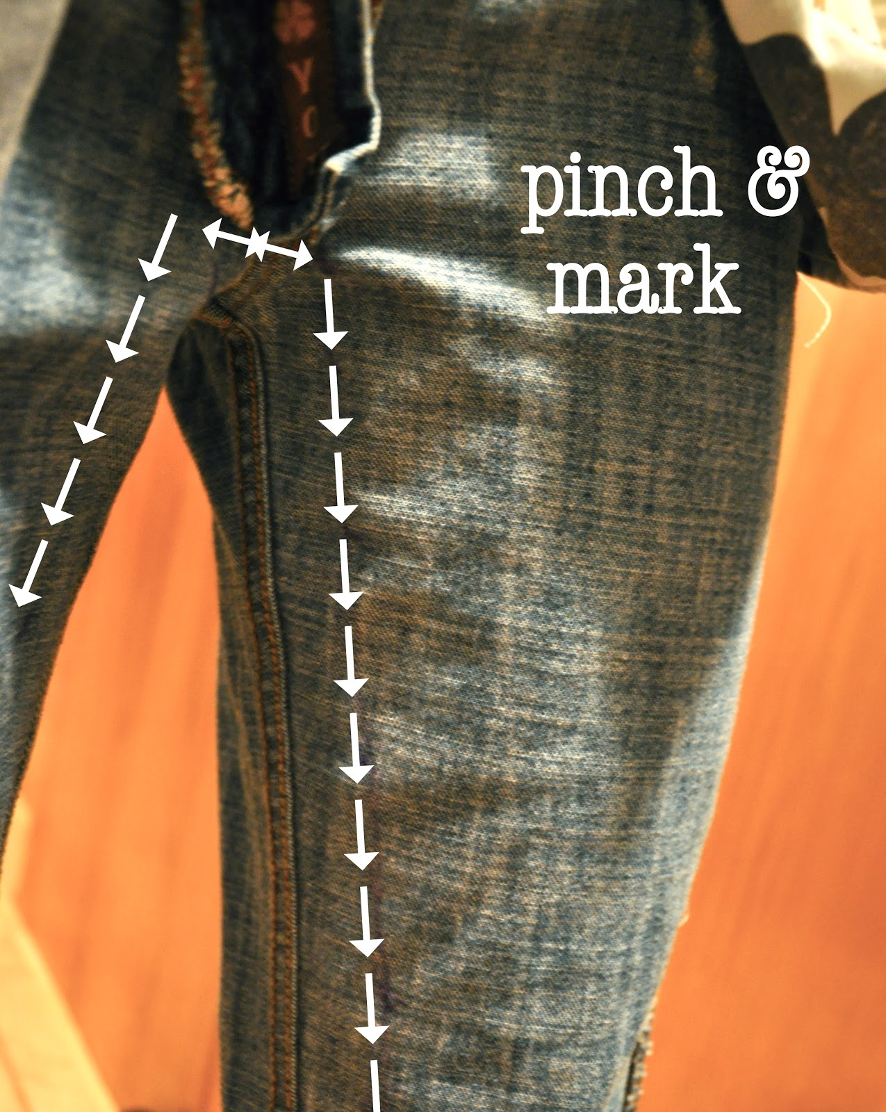 C&C How to make jeans smaller or just skinnies!