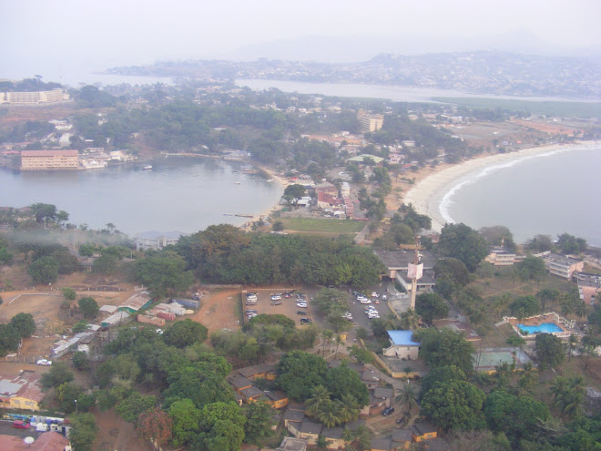 Freetown from the air