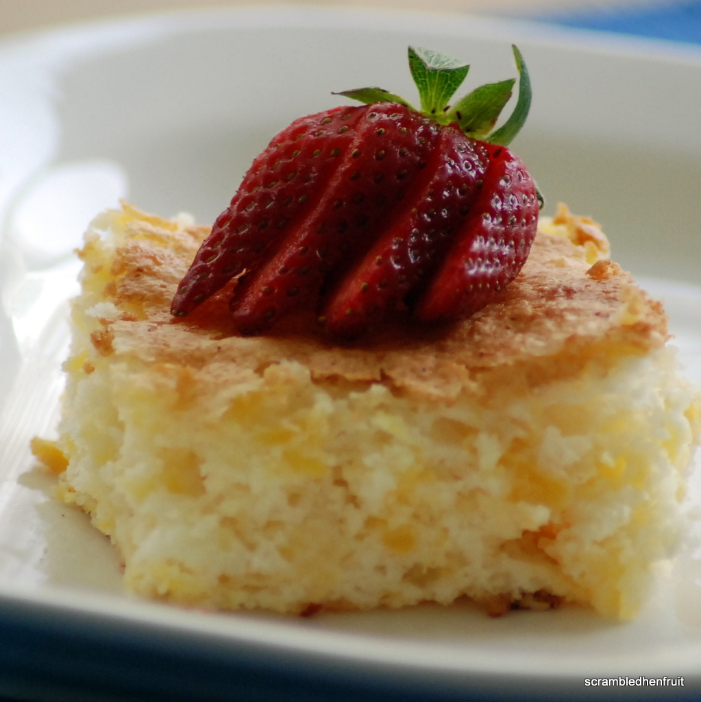 Scrambled Henfruit Heavenly Pineapple Cake