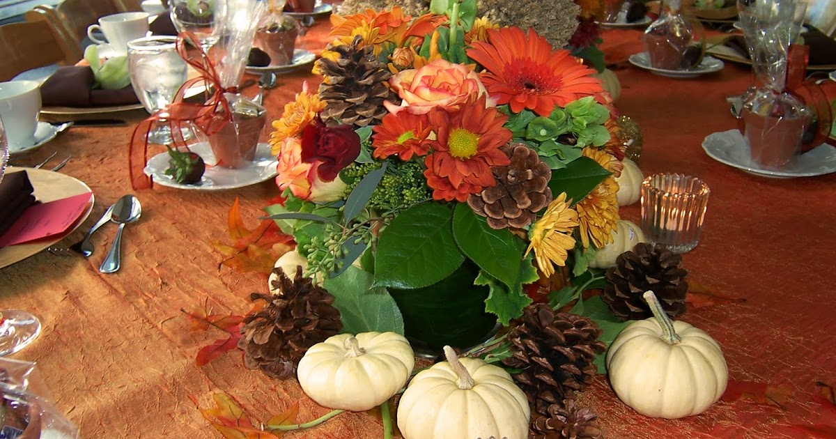 Creative Fall Luncheon Decor Heavenly Blooms