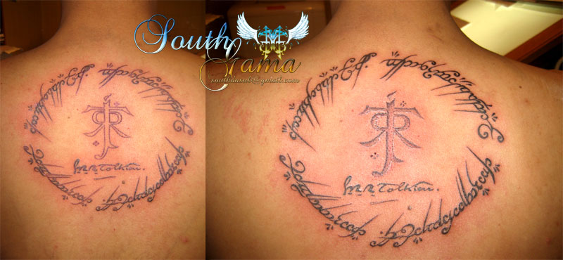 Marcadores South Gama tattoo Tolkien