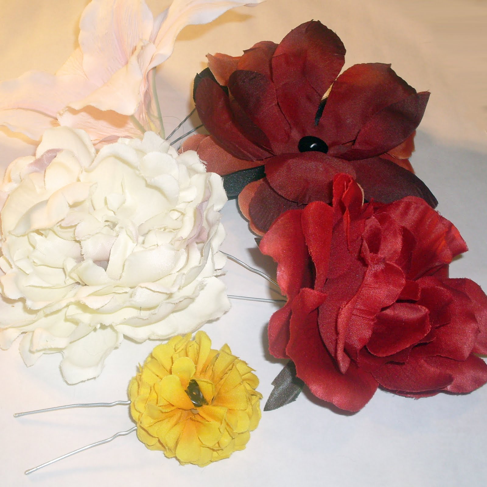 All Things Crafty Super Quick and Easy DIY Hair Flowers Tutorial (No