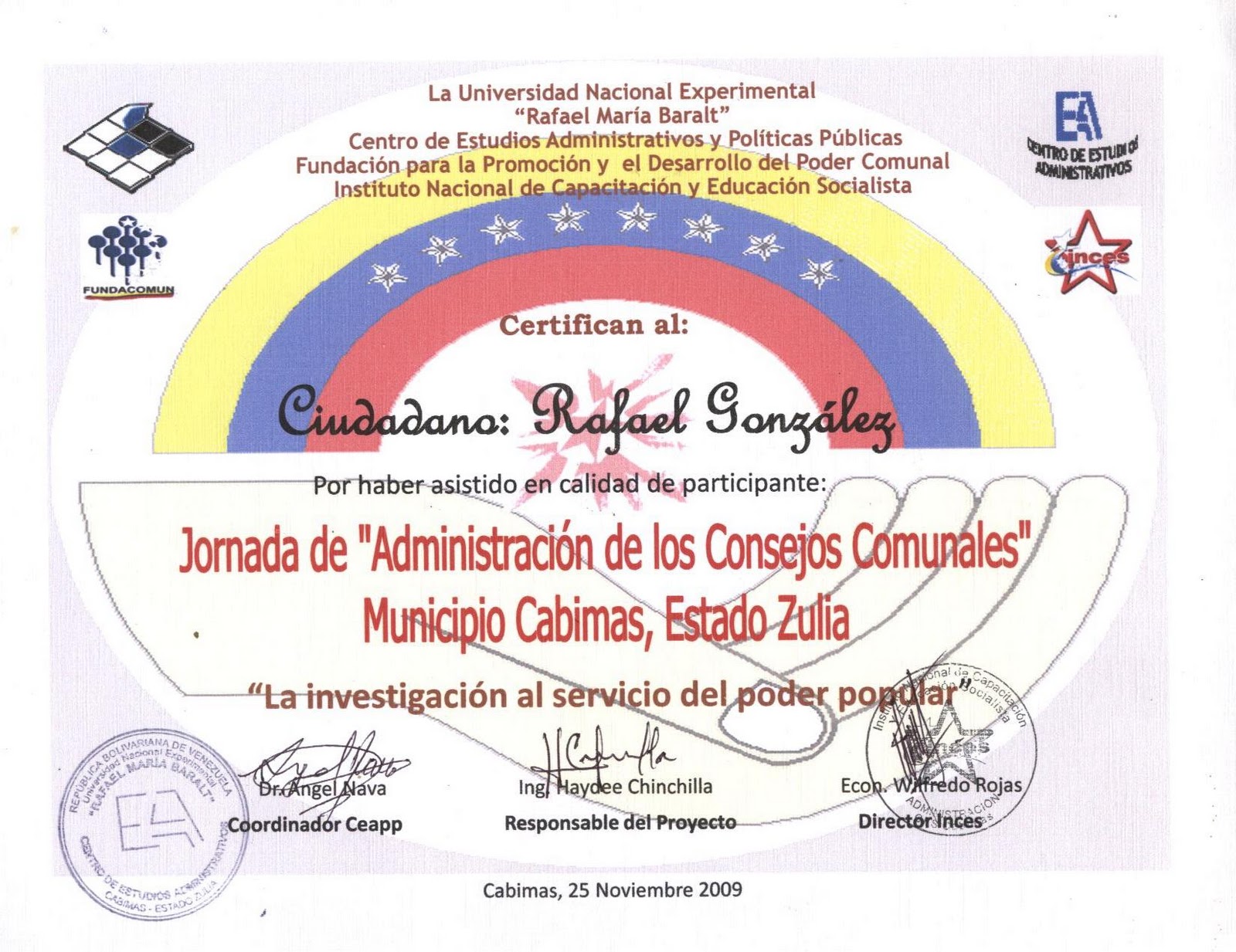 consejo comunal quot los fundadores quot archivos y documentos formatos de reconocimientos deportivos