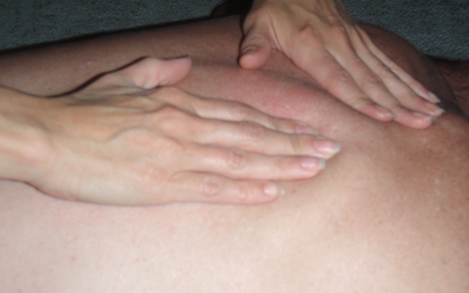 Swedish back massage