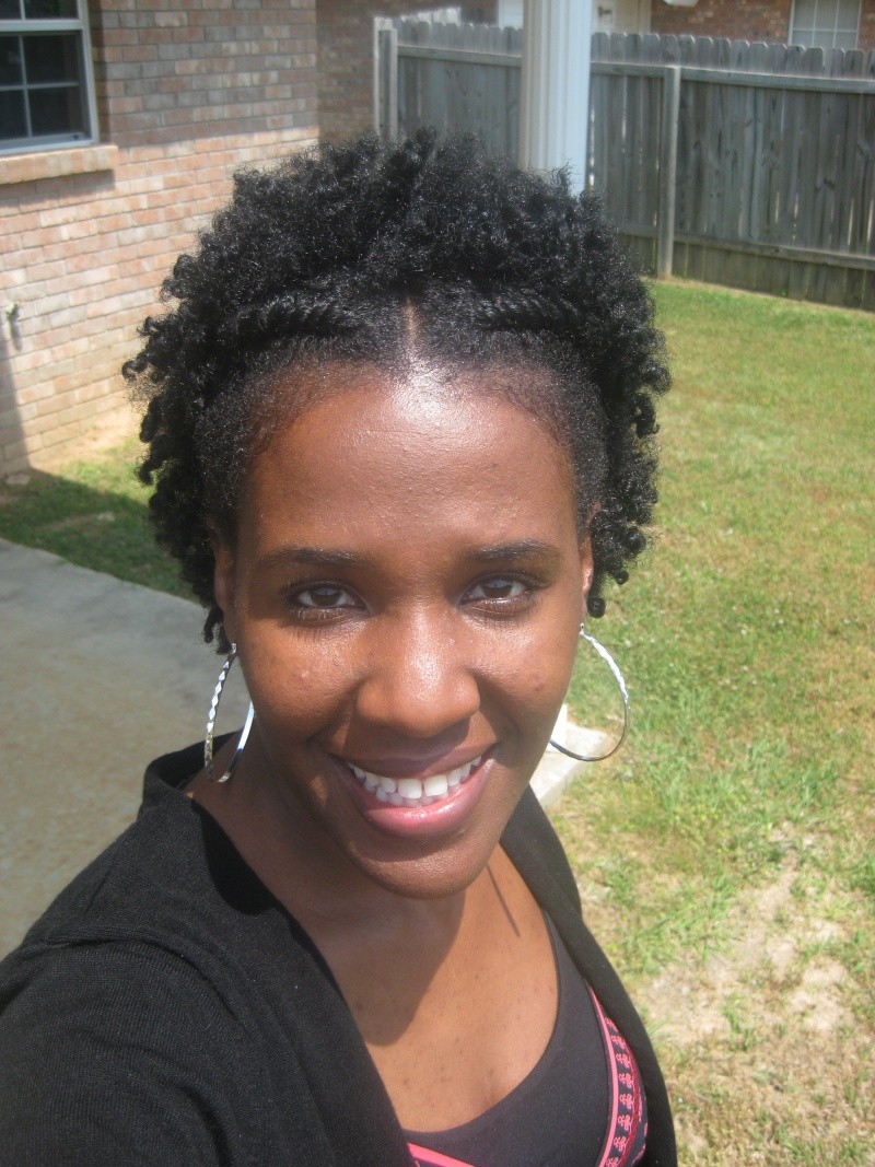 Flat Twist Curly Fro- Natural Hair Style Flat Twist Curly Fro- Natural Hair Style