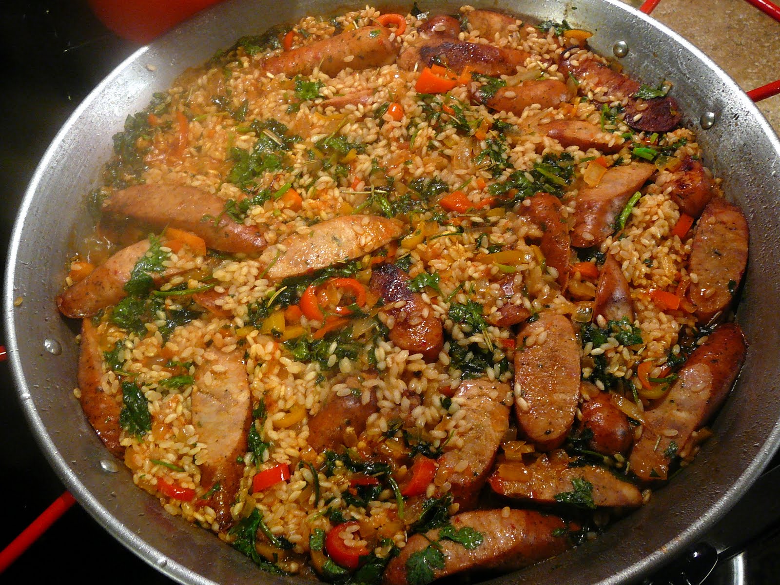 Bentobloggy Andouille & Cilantro Paella