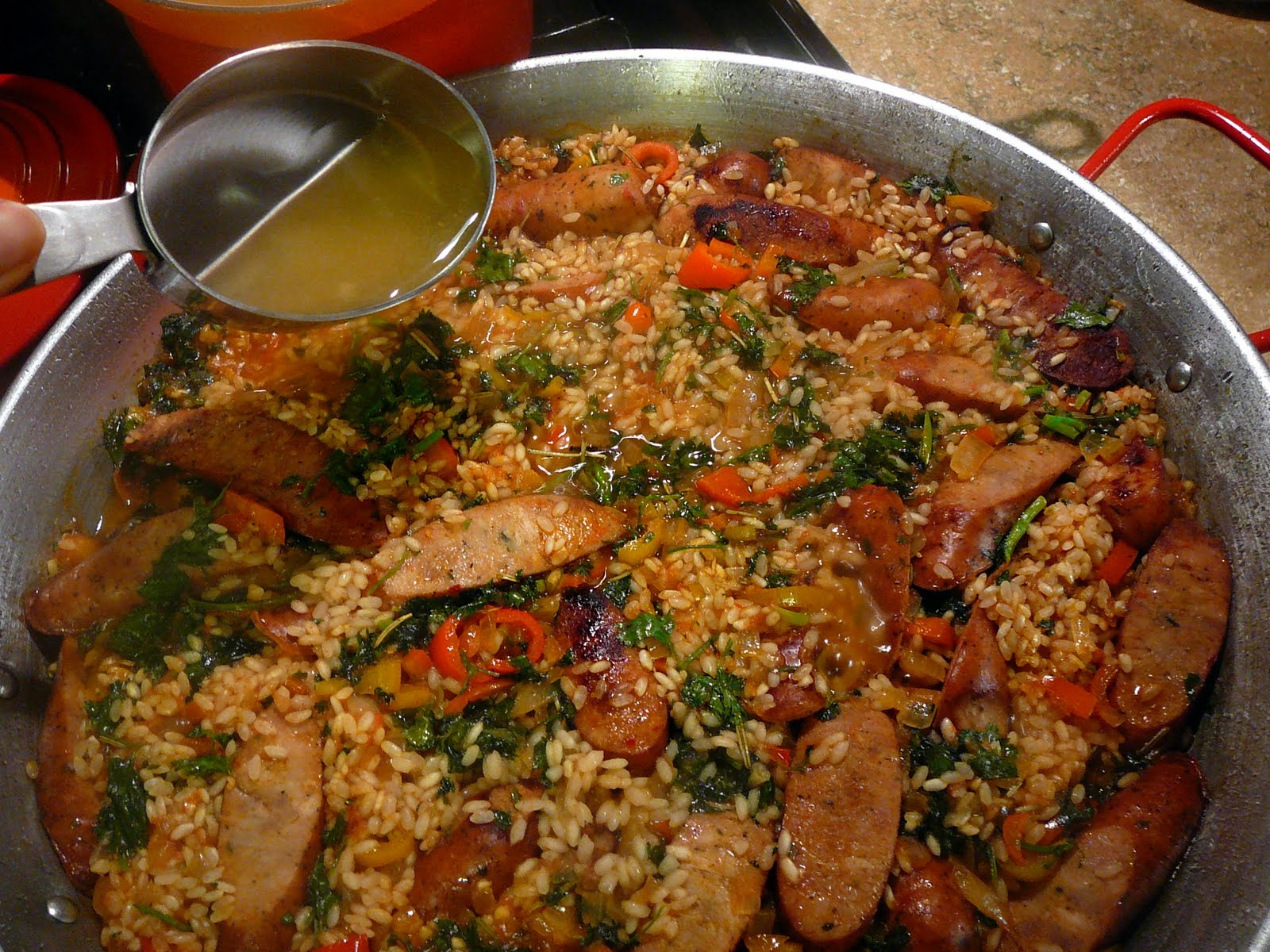 Bentobloggy Andouille & Cilantro Paella