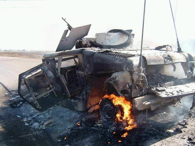 Conflicto en Irak Humvee