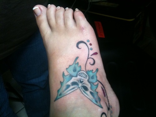 love heart Ankle Tattoo Designs For Girls Ankle tattoos are cool and trendy