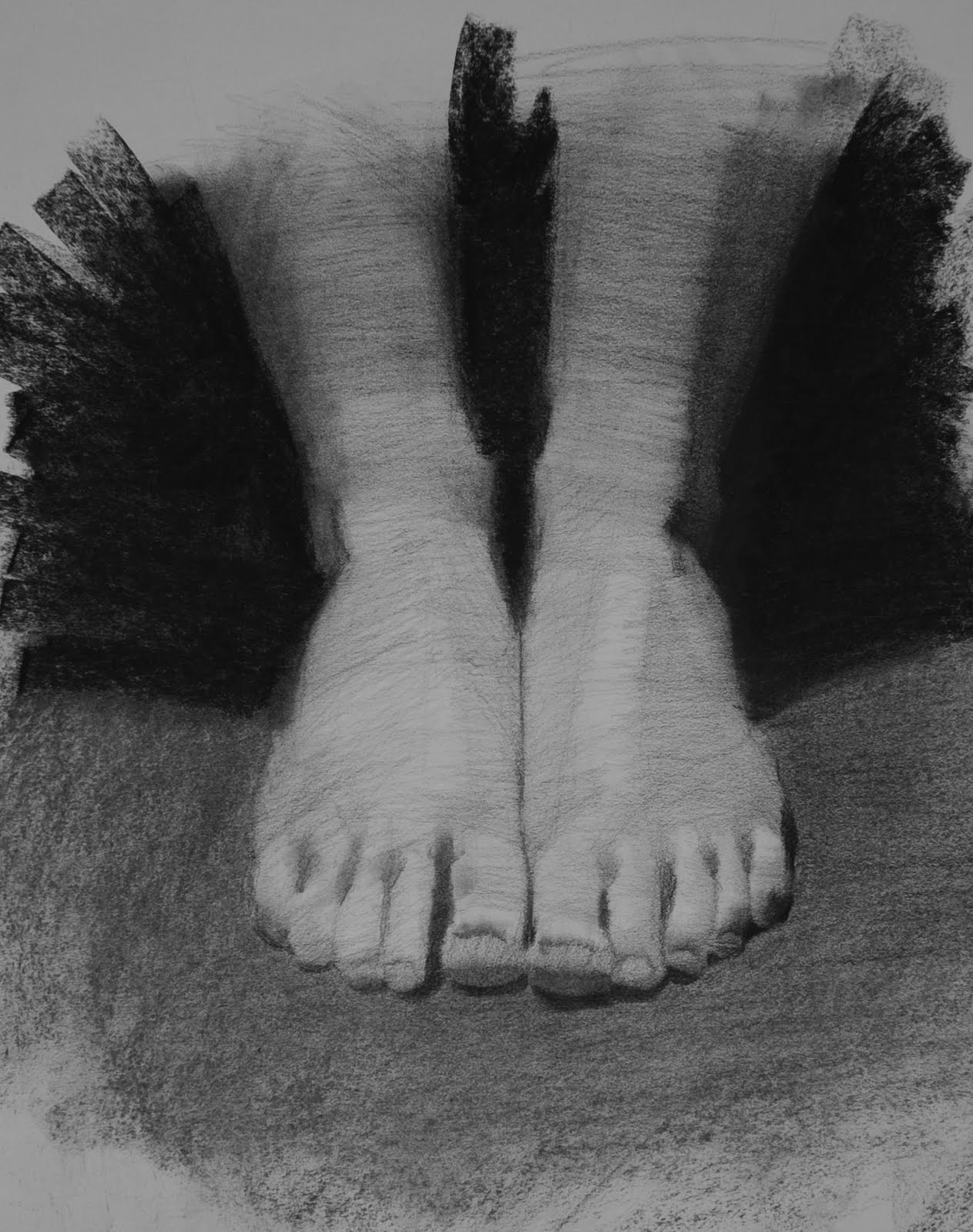 charcoal painting basics