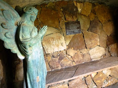inside the grotto in the Prayer center