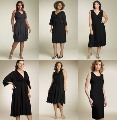 Perfect Black Dress on Different Women All Shape Ages And Sizes How They Wear It