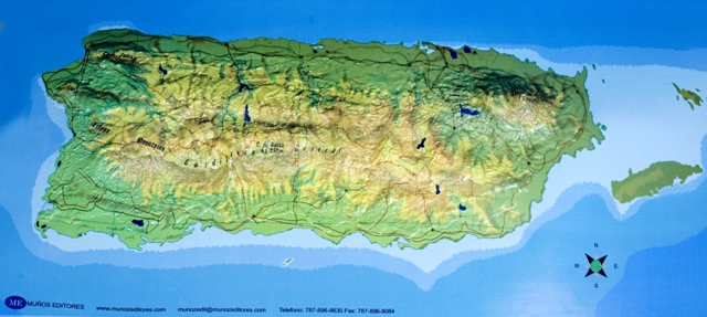 Topografia De Cidra Puerto Rico