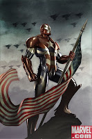 Dark Avengers #1, primera vista y bocetos de Mike Deodato Iron+patriot